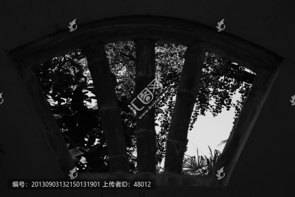 西安香積寺圍墻小窗
