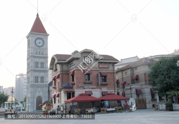 天津意區(qū)風(fēng)情街建筑,,天津旅游