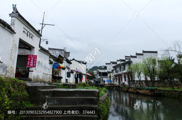 李坑春色