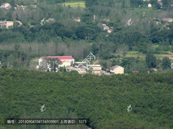 鳥瞰滁州施集茶鄉(xiāng)山村