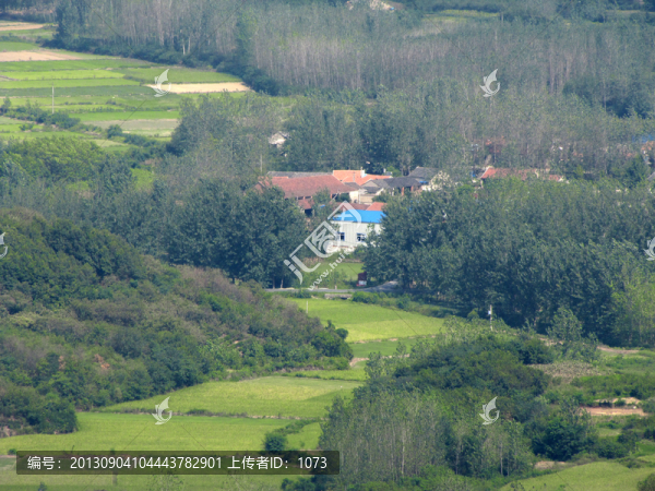 鳥瞰滁州施集山川田野