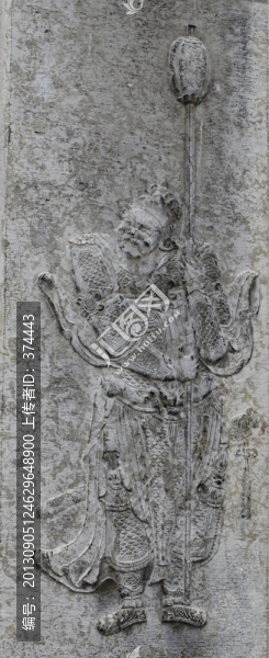 庵上石坊門(mén)神石刻
