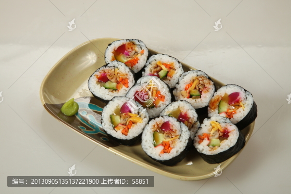 紫菜鱈魚壽司