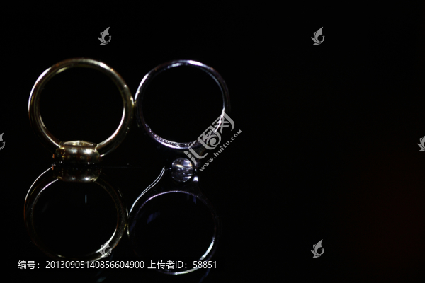 浪漫婚禮對(duì)戒