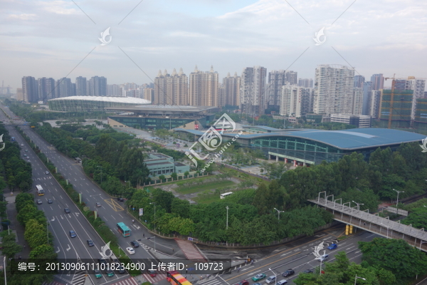 深圳建筑群,體育館全景