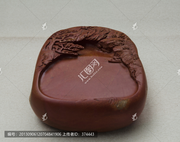 紅絲石硯