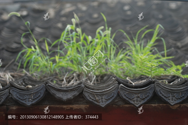古街建筑局部特寫