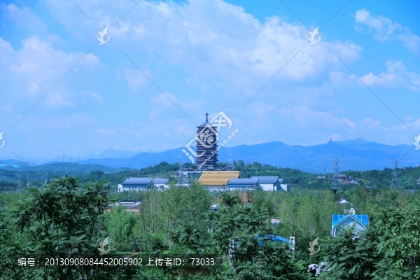 園博會(huì)永定塔遠(yuǎn)山
