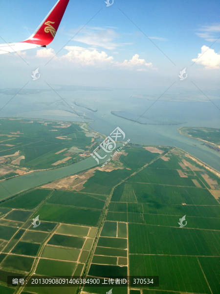 航拍,飛機(jī),機(jī)翼,鳥瞰,云彩