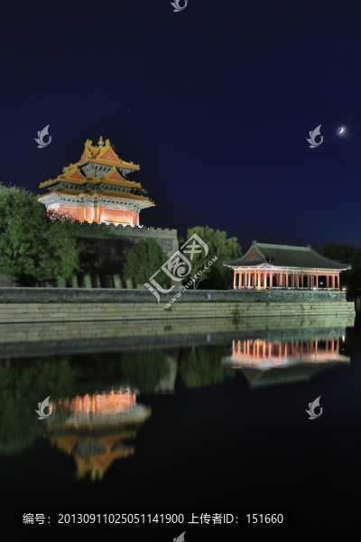 故宮角樓夜景