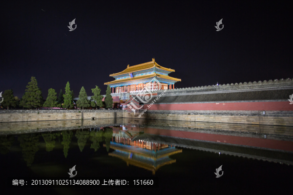 故宮博物院夜景