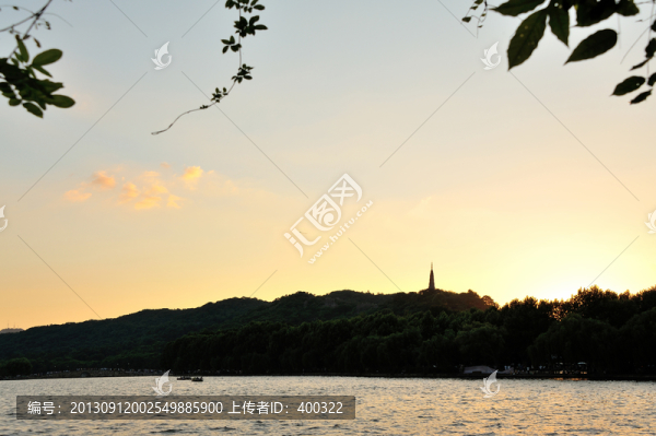 杭州,西湖,湖濱公園,云彩