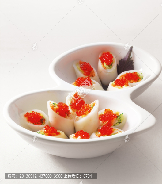 三文魚(yú)籽春卷