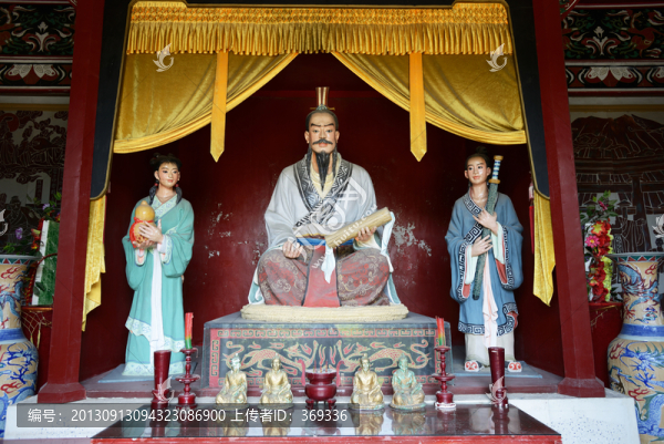 山東煙臺(tái)龍口徐公祠塑像