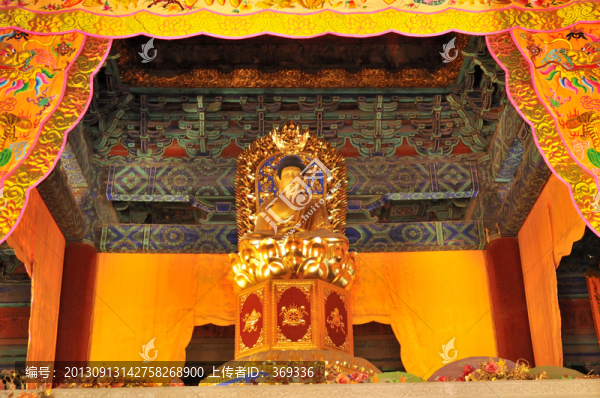 北京戒臺(tái)寺選佛場(chǎng)釋迦牟尼佛塑像