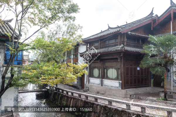 云南麗江大研古城民居建筑