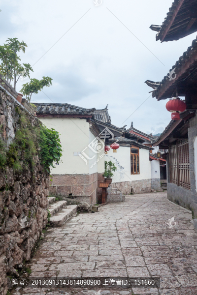 麗江大研古城石板路