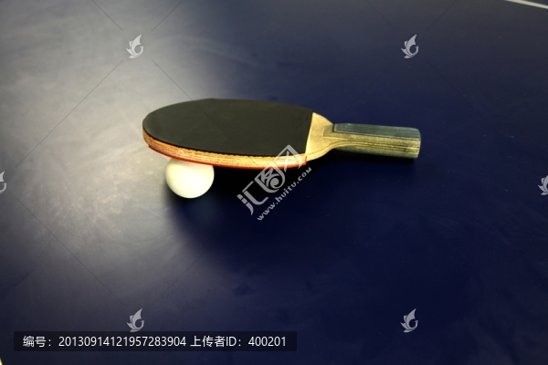 乒乓球拍與乒乓球