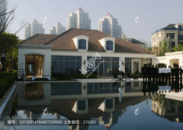 別墅,園區(qū),景觀,商務,建筑