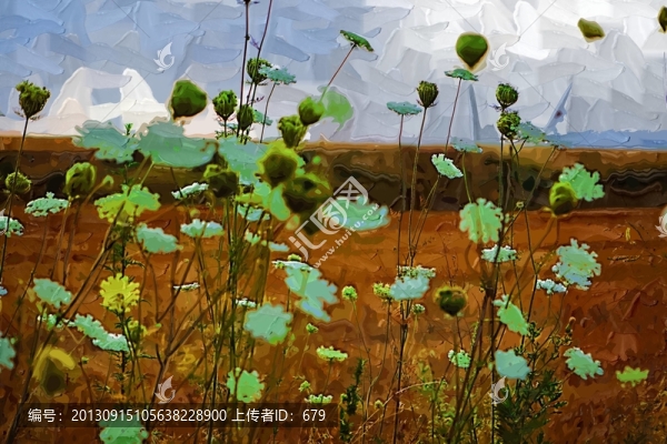 裝飾畫,,,花