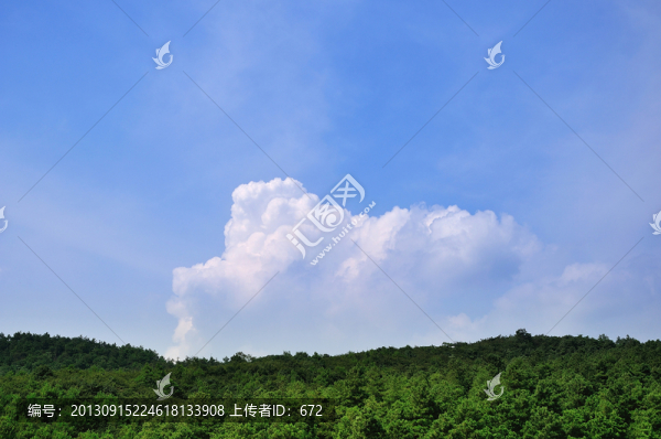 藍(lán)天白云