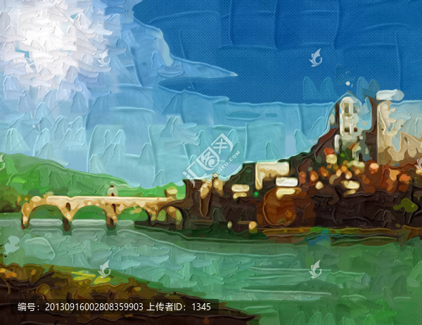 風(fēng)景裝飾畫,油畫掛畫