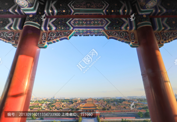 北京故宮俯瞰