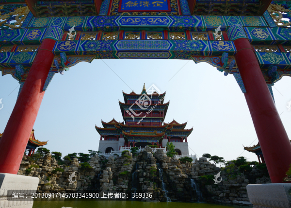 山東省蓬萊三仙山蓬萊仙島