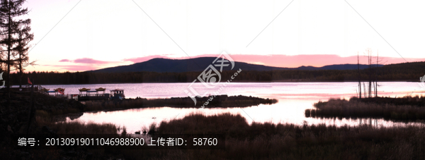 阿爾山杜鵑湖晨曦