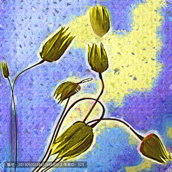 花裝飾畫