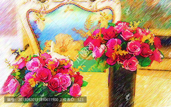 插花
