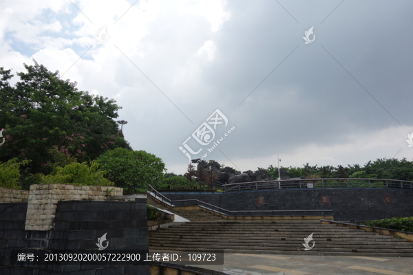 公園臺(tái)階