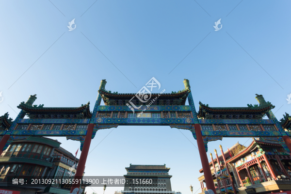 北京前門(mén)正陽(yáng)門(mén)箭樓