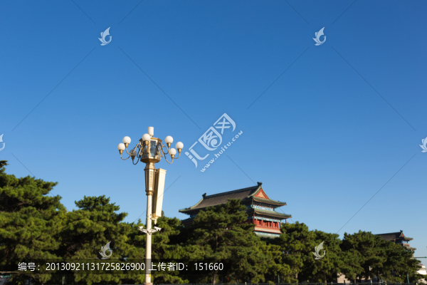 北京前門正陽門城樓