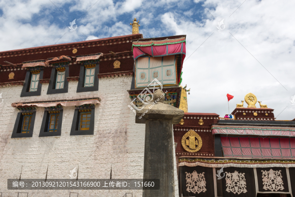 西藏拉薩大昭寺建筑