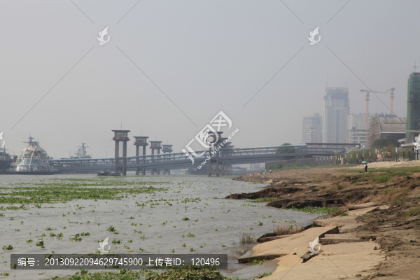 長(zhǎng)江江灘風(fēng)景