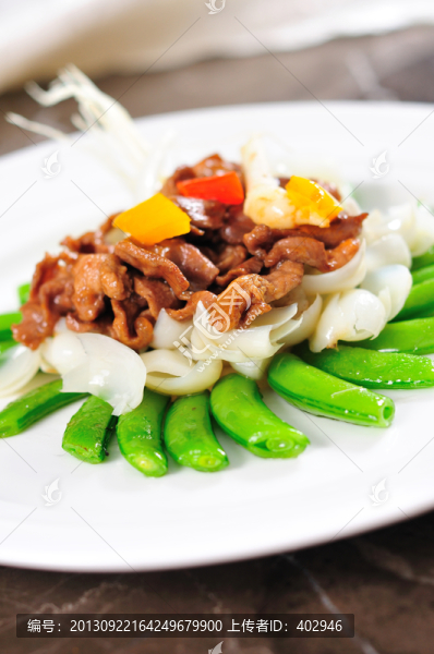長白參百合炒牛肉
