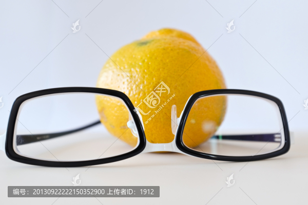 眼鏡,桔子