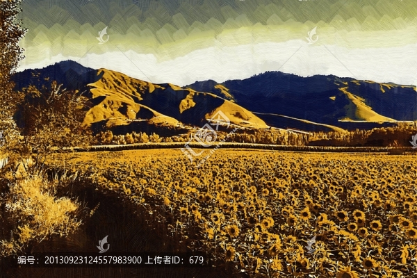 裝飾畫,,,秋景