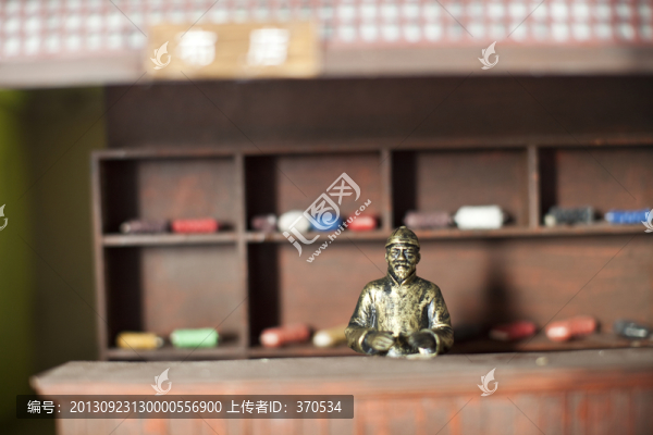 南京民俗博物館,微縮場景,布店