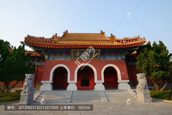 山東煙臺(tái)蓬萊三仙山玉佛寺山門