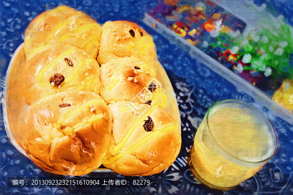 無框畫,食物裝飾畫