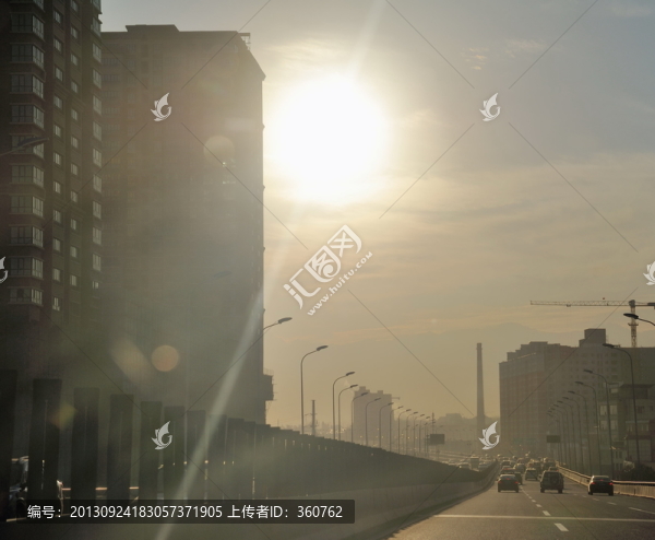 霧霾中的城市