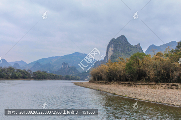 桂林山水漓江風光