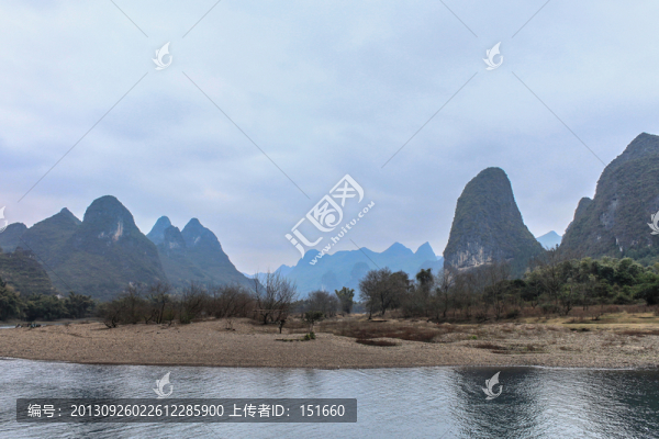 桂林山水漓江風光
