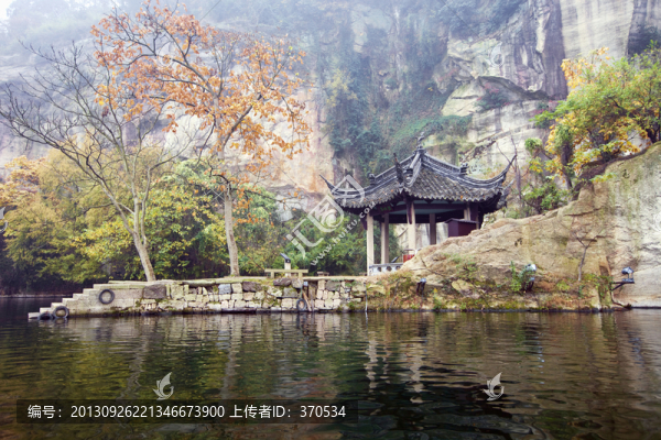 紹興東湖,箬簣山麓,中式建筑