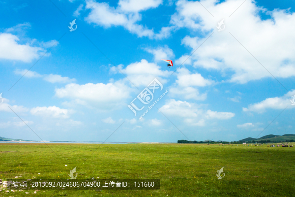 壩上草原天空