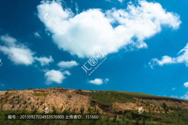 壩上草原天空