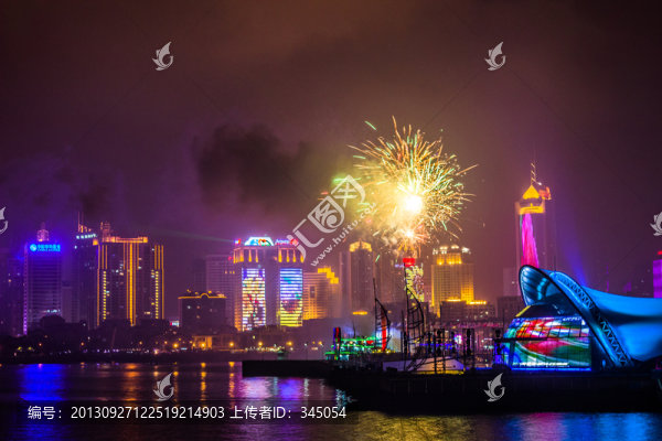 青島大劇院煙花