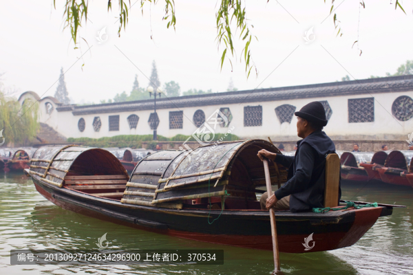 紹興東湖,烏篷船